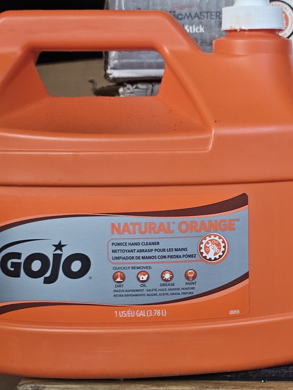GOJO Natural Orange Hand Cleaner 1gal